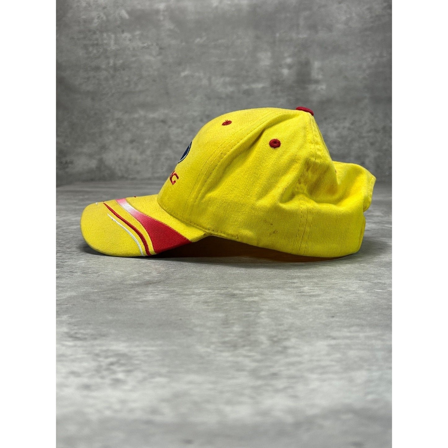 Vintage Ford Racing Nascar Embroidered Spellout Strapback Hat OSFA