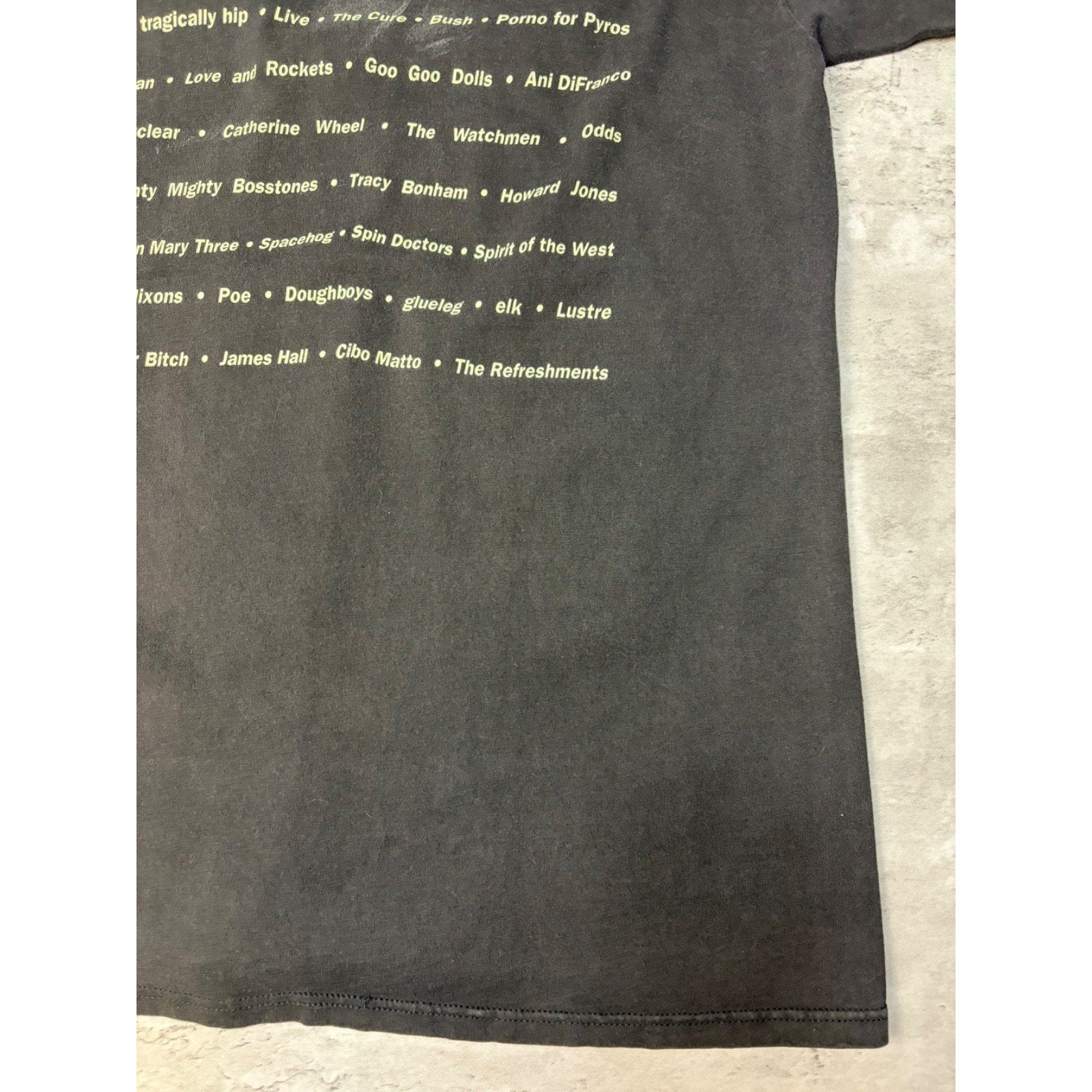 Vintage 1996 Eden Music Fest Alternative Rock Music Band T-Shirt Size