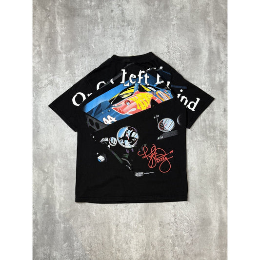 Vintage 1998 Kyle Petty Hot Wheels Racing Nascar All Over Print T-Shirt Sz Large