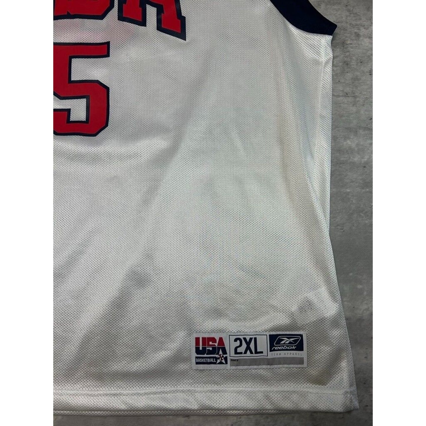 Vintage Jason Kidd #5 USA Olympics Dream Team Reebok Basketball Jersey Size 2XL
