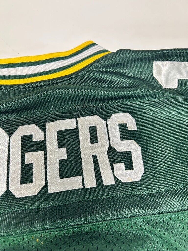 Vintage Aaron Rodgers #12 Green Bay Packers NFL Reebok Jersey Size 54 3XL