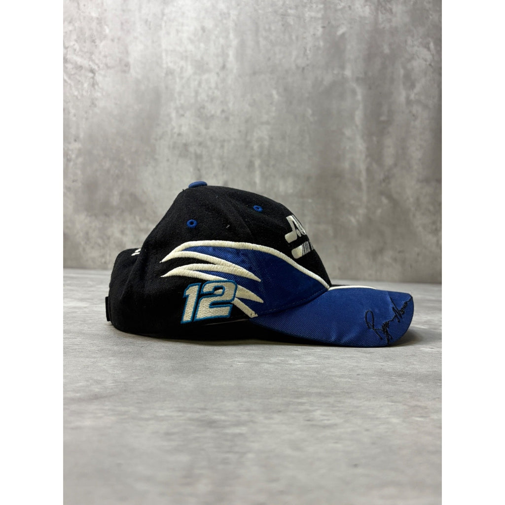 Vintage Ryan Newman #12 Nascar Alltel Racing Embroidered Strapback Hat OSFA