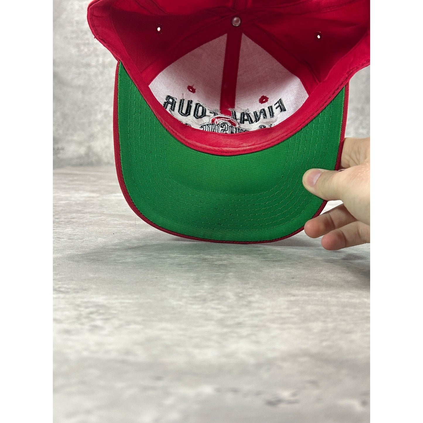 Vintage 1999 Ohio State Buckeyes NCAA Embroidered Spellout Snapback Hat OSFA