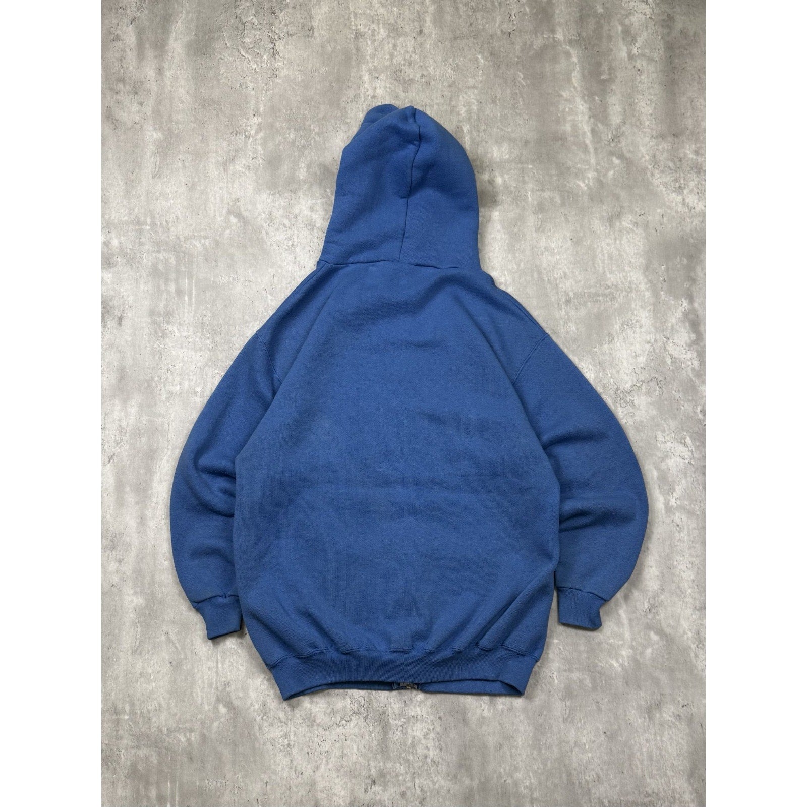 Vintage 90s Pro Spirit Blank Full Zip Hooded Sweatshirt Size Medium