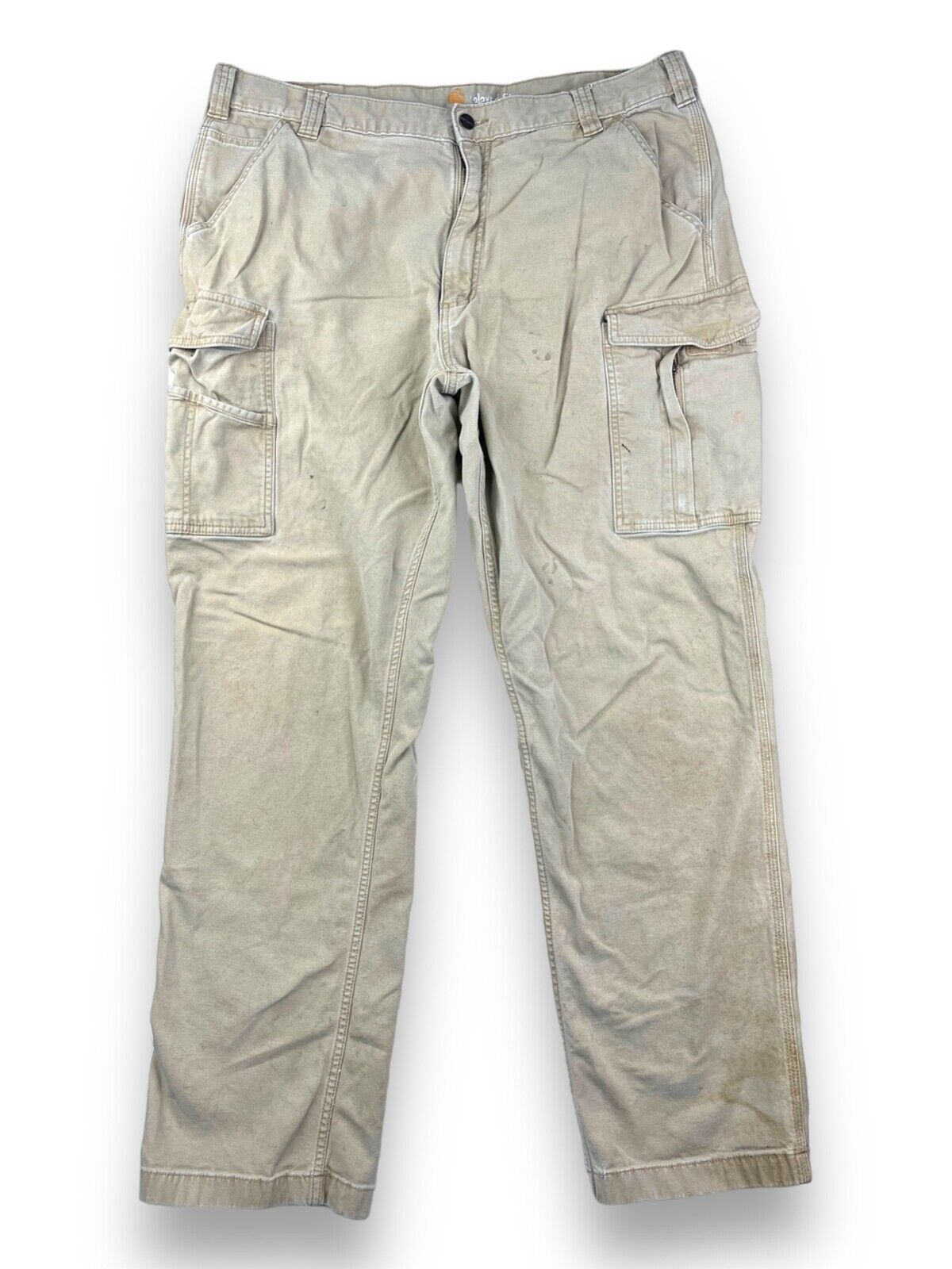 Carhartt Workwear Cargo Tactical Style Relaxed Fit Pants Size 38W Beige