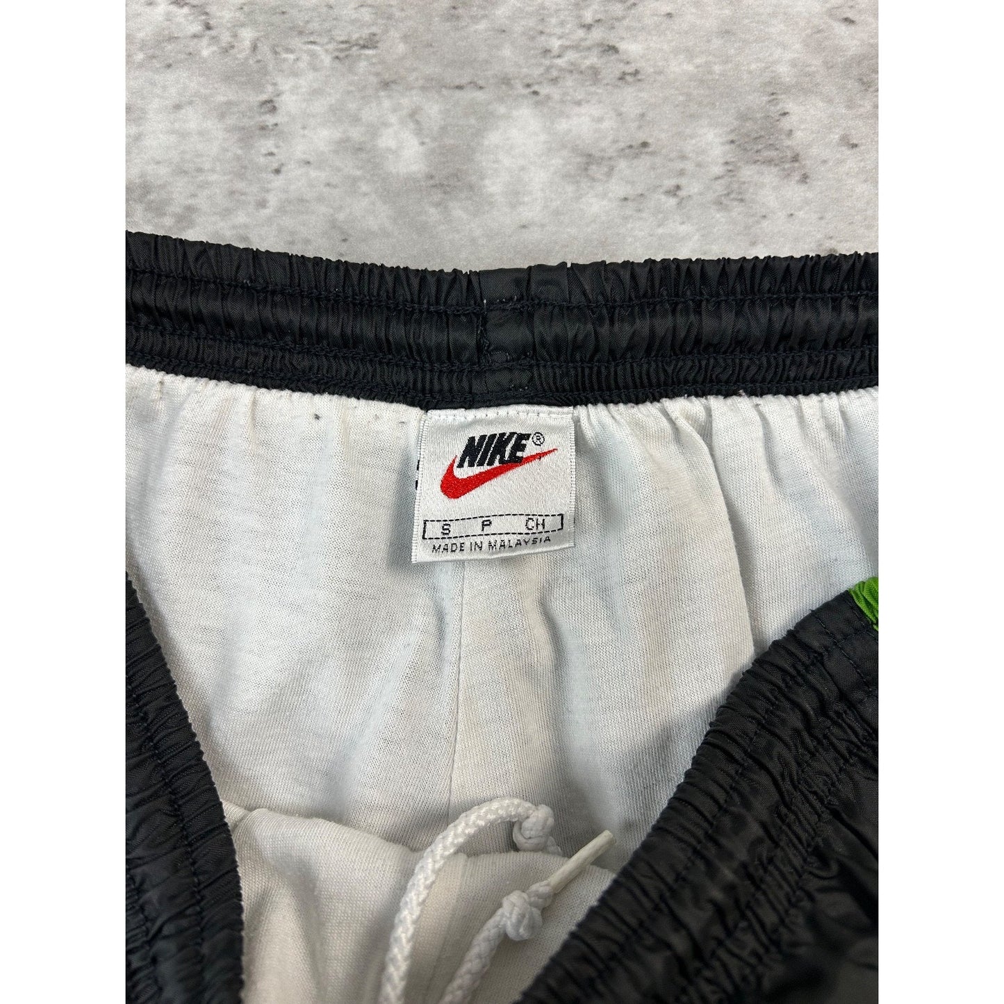 Vintage 90s Nike Embroidered Swoosh Nylon Track Pants Size Small