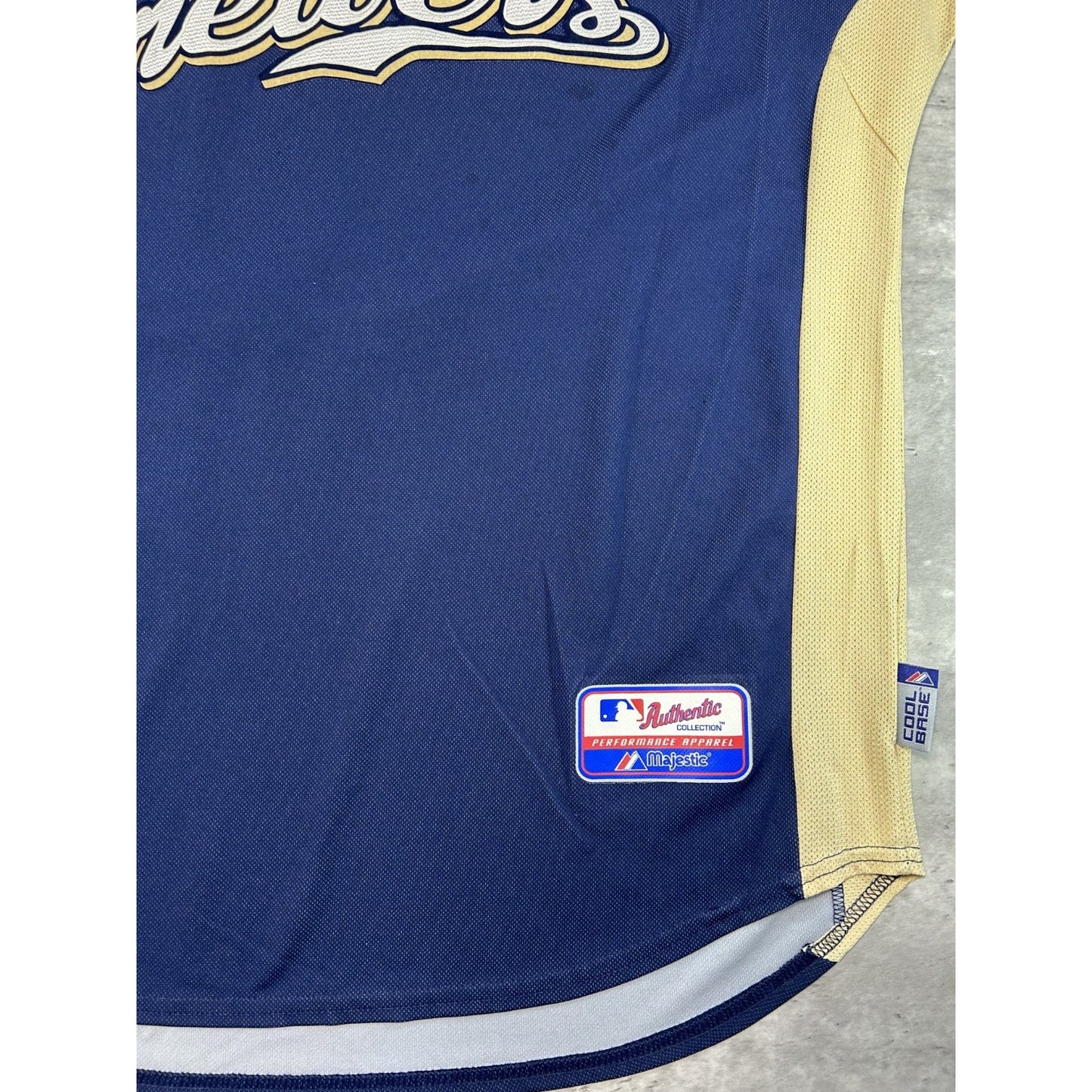 Vintage Ryan Braun #8 Milwaukee Brewers MLB Baseball Jersey Size 2XL