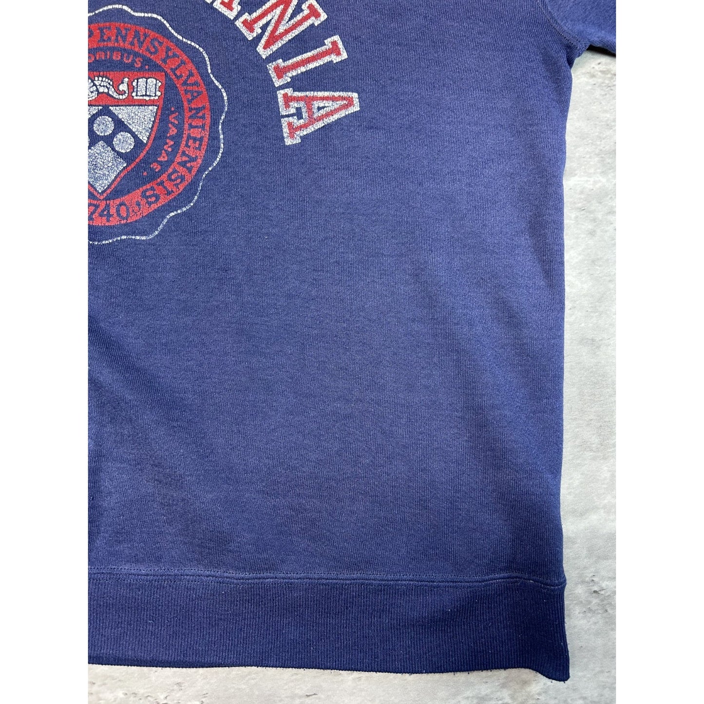 Vintage 90s Pennsylvania University NCAA Collegiate Crest Sweatshirt Size Large