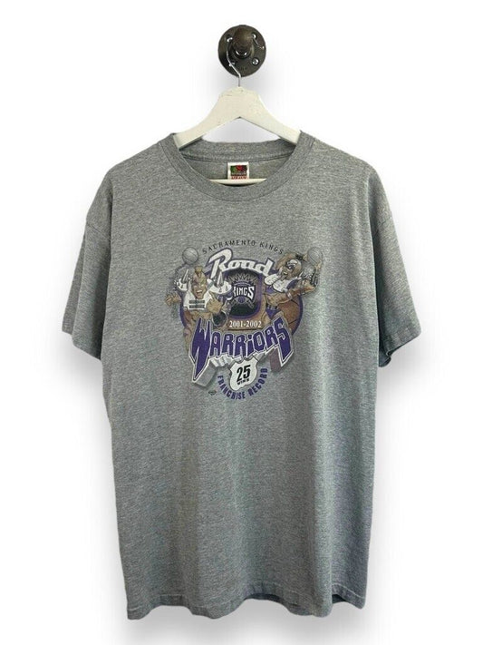 Vintage Sacramento Kings NBA Road Warriors Graphic T-Shirt Size XL