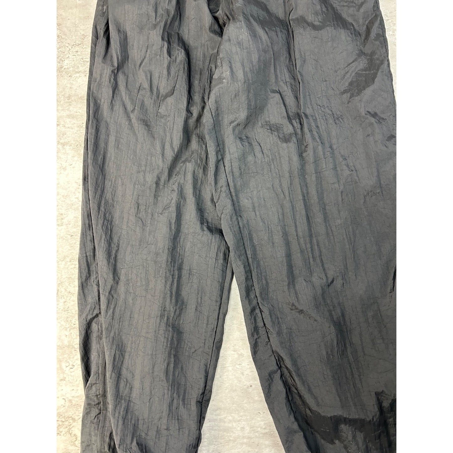 Vintage 90s Nike Tonal Embroidered Swoosh Nylon Track Pants Size Large