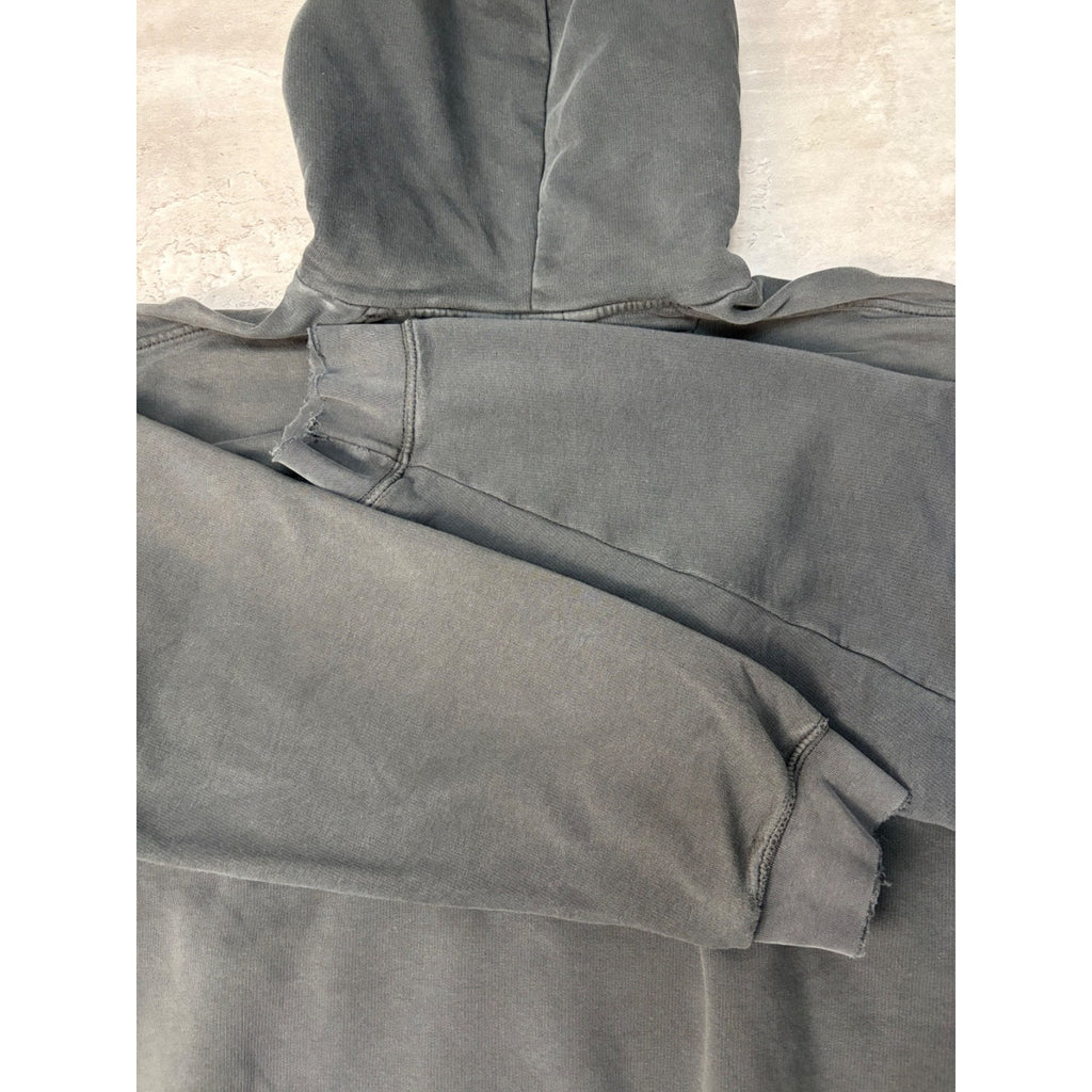 Vintage 2000s Nike Big Swoosh Graphic Hooded Sweatshirt Size Medium