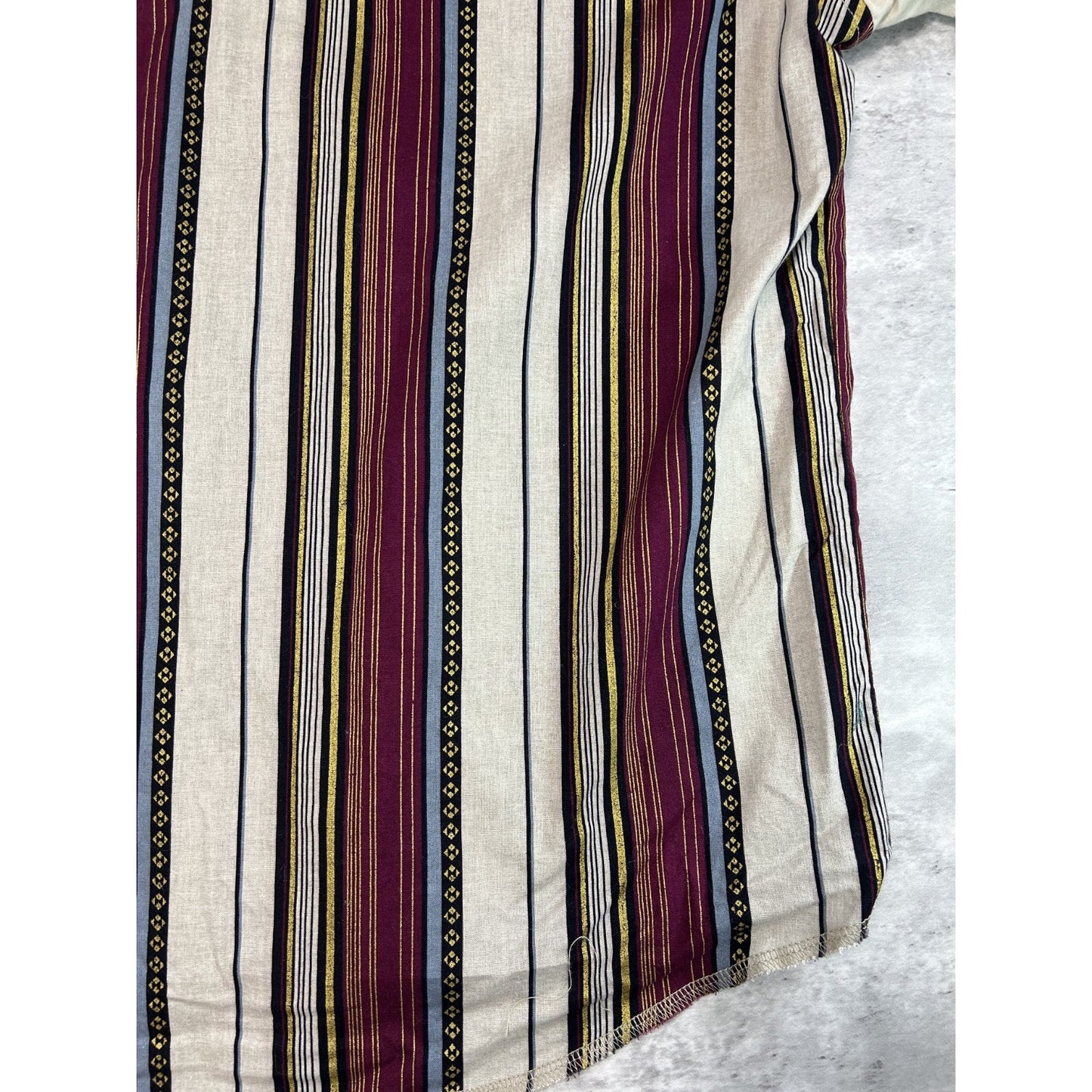 Vintage 80s Wrangler Pearl Snap Striped Long Sleeve Button Up Shirt Size XL