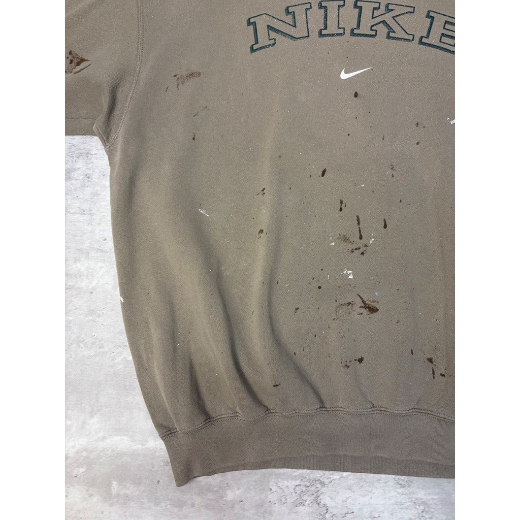 Vintage 90s Nike Arc Spellout Graphic Crewneck Sweatshirt Size XL