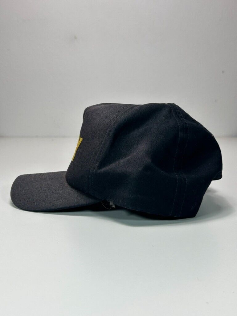 Vintage 80s/90s US Navy Embroidered Spellout Snapback Hat OSFA