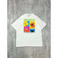 Vintage 90s Sesame Street Live Elmo Character Graphic T-Shirt Size XL White