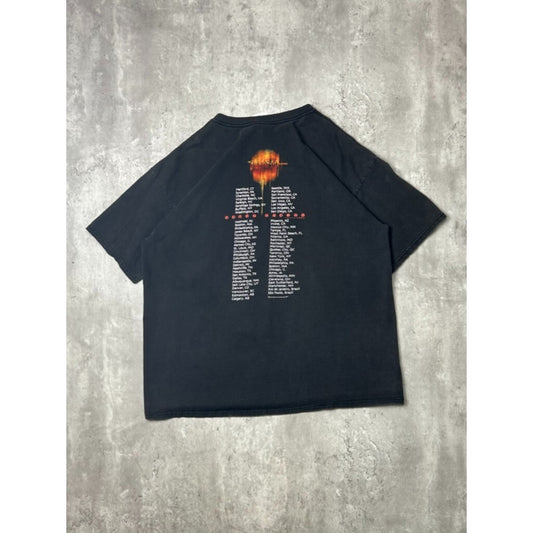 Vintage 2002 Rush Vapor Trails Tour Rock Music Band T-shirt Size XL