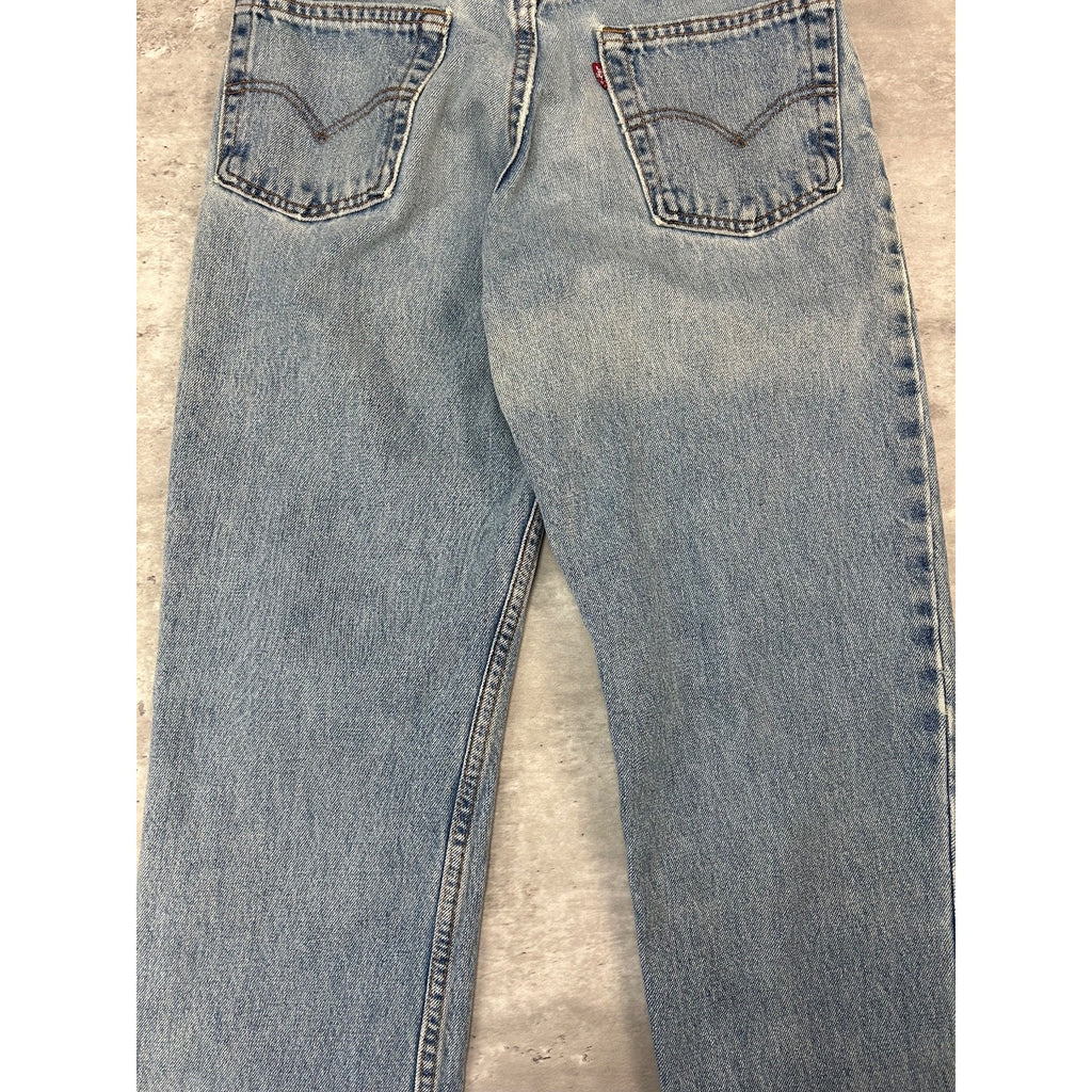 Vintage 90s Levis 550 Red Tab Medium Wash Denim Pants Size 29