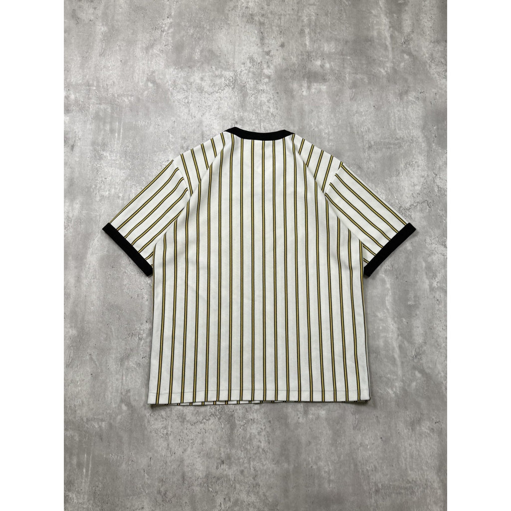 Vintage 80s Pittsburgh Pirates MLB Pinstripe Pullover Baseball Jersey Size Large