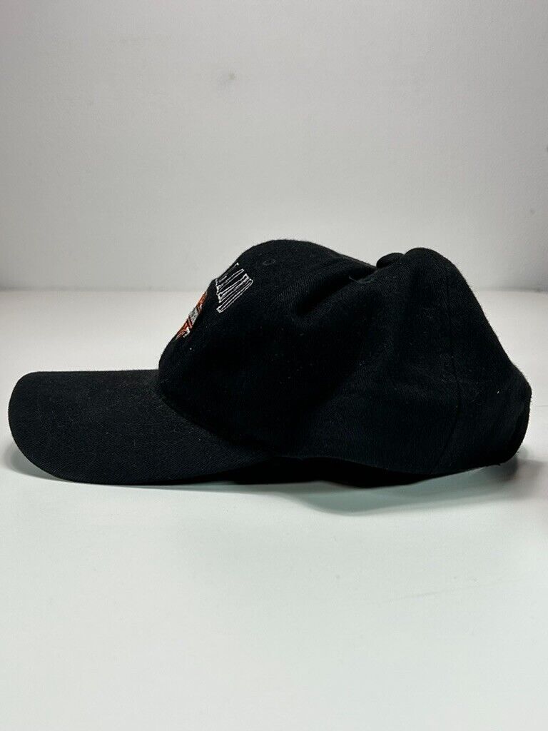 Vintage Harley Davidson New Zealand Embroidered Spellout Strapback Hat OSFA