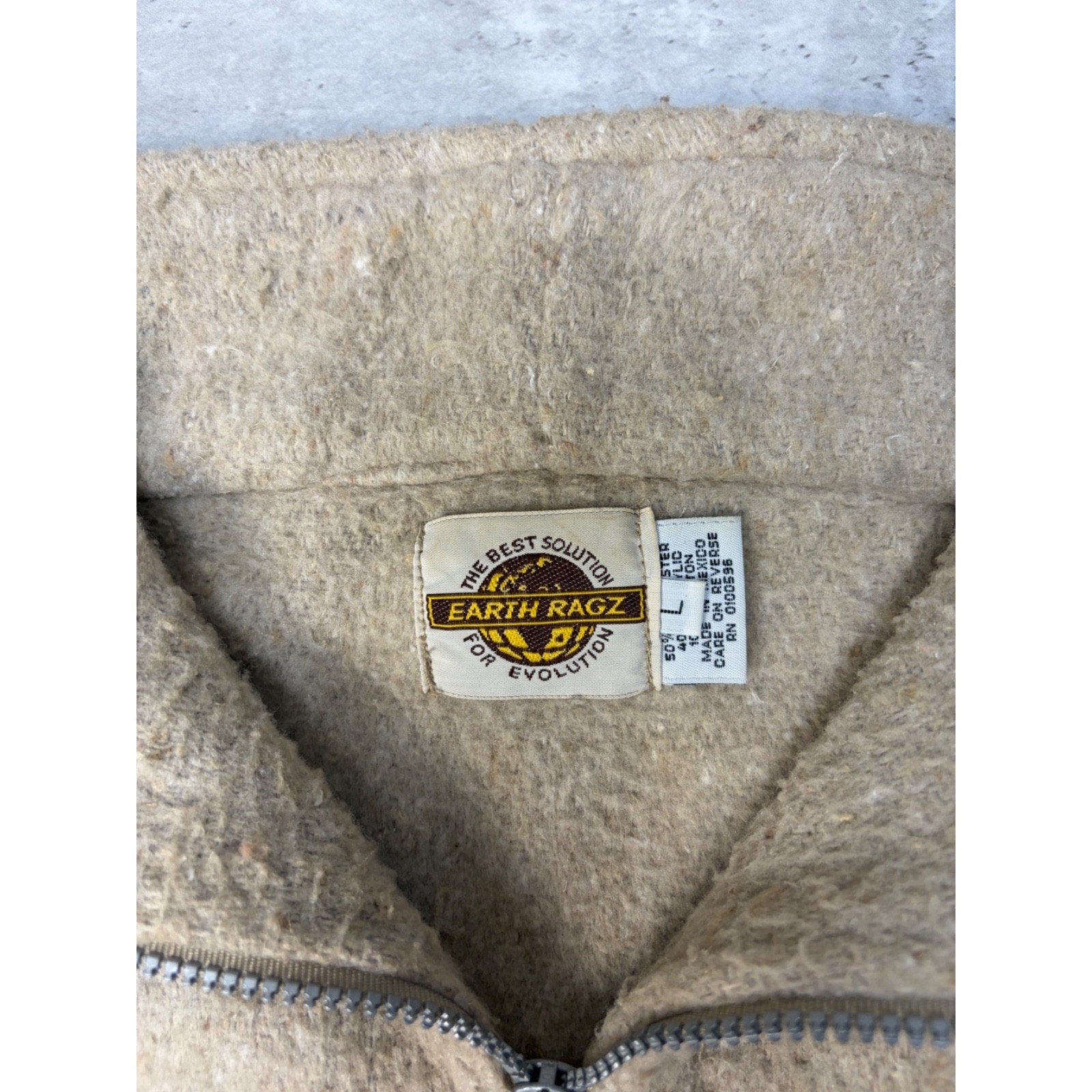 Vintage 90s Smith & Wesson Embroidered Eagle 1/4 Zip Fleece Sweatshirt Sz Large