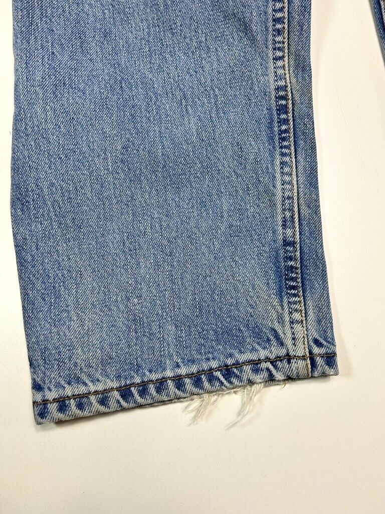 Vintage 90s Levis 560 Loose Fit Light Wash Denim Pants Size 34