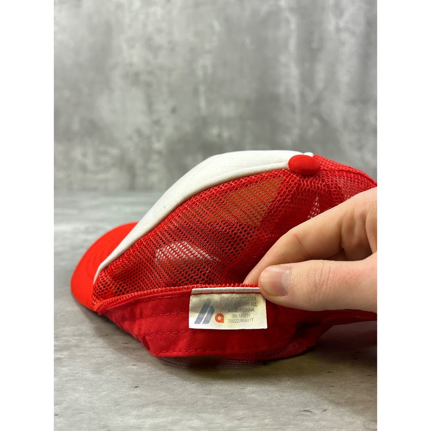 Vintage 80s/90s Cincinnati Reds MLB Graphic Logo Trucker Snapback Hat OSFA