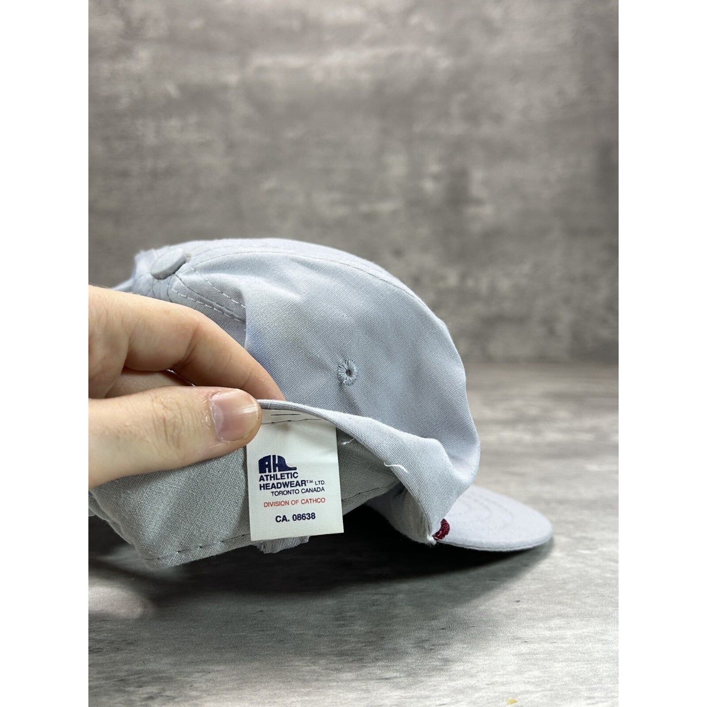 Vintage 90s Hyland Seeds Embroidered Spellout Snapback Hat OSFA Gray