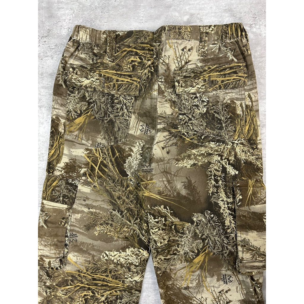 Vintage Realtree Max-1 Tree Camo Utility Cargo Hunting Pants Size 34