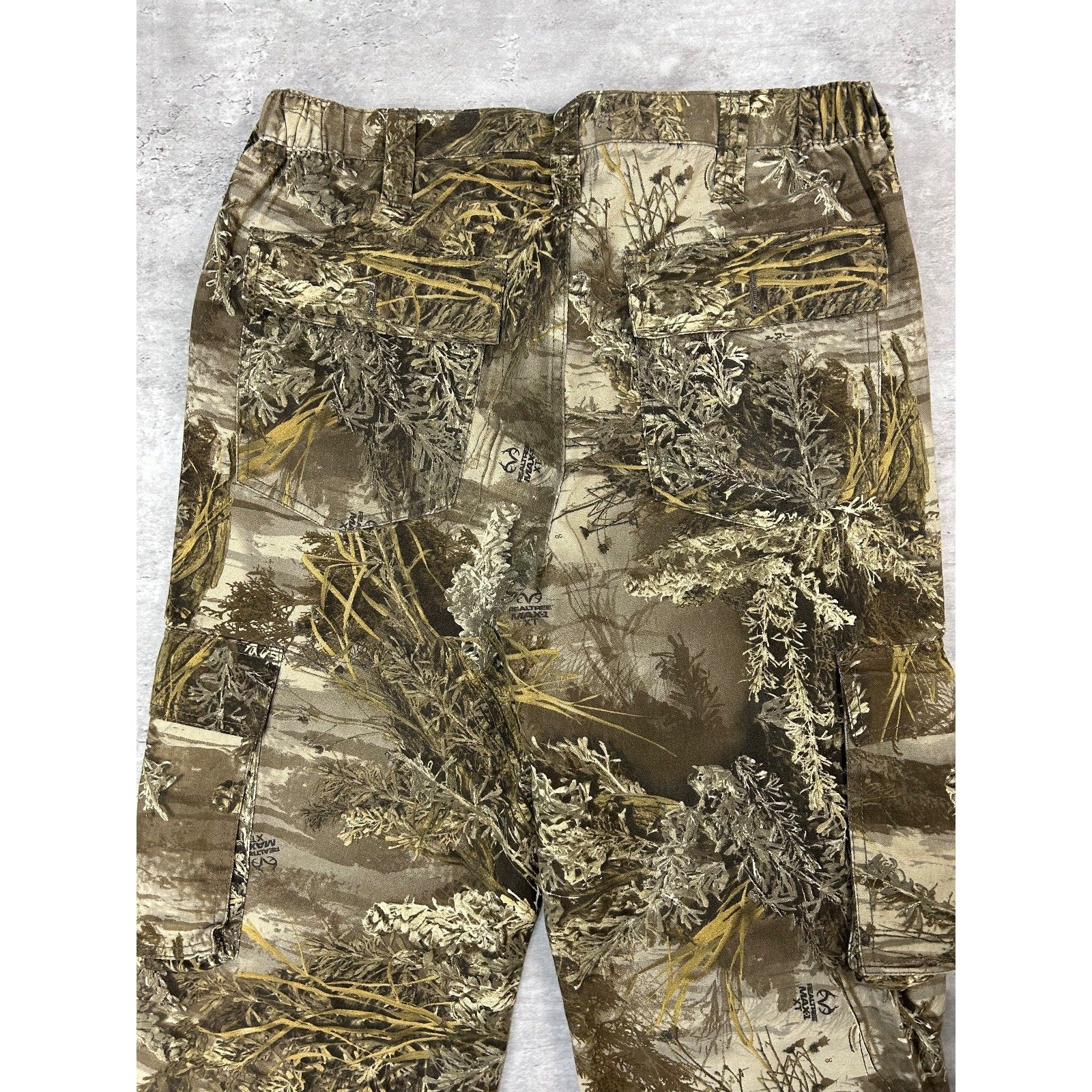 Vintage Realtree Max-1 Tree Camo Utility Cargo Hunting Pants Size 34