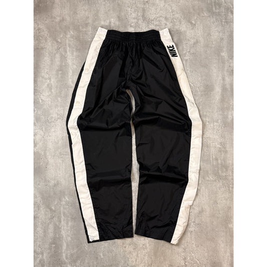 Vintage 90s Nike Embroidered Spellout Nylon Tearaway Track Pants Size Large