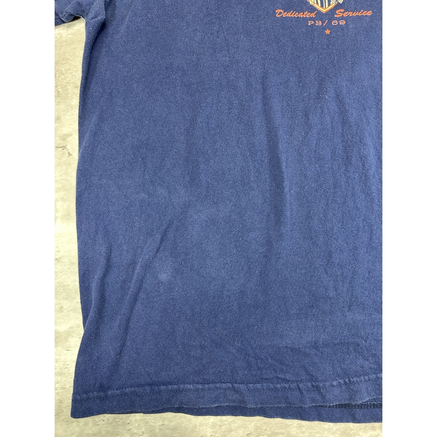 Vintage 90s Pimpercrombie And Bitch Parody Spellout T-Shirt Size XL Blue