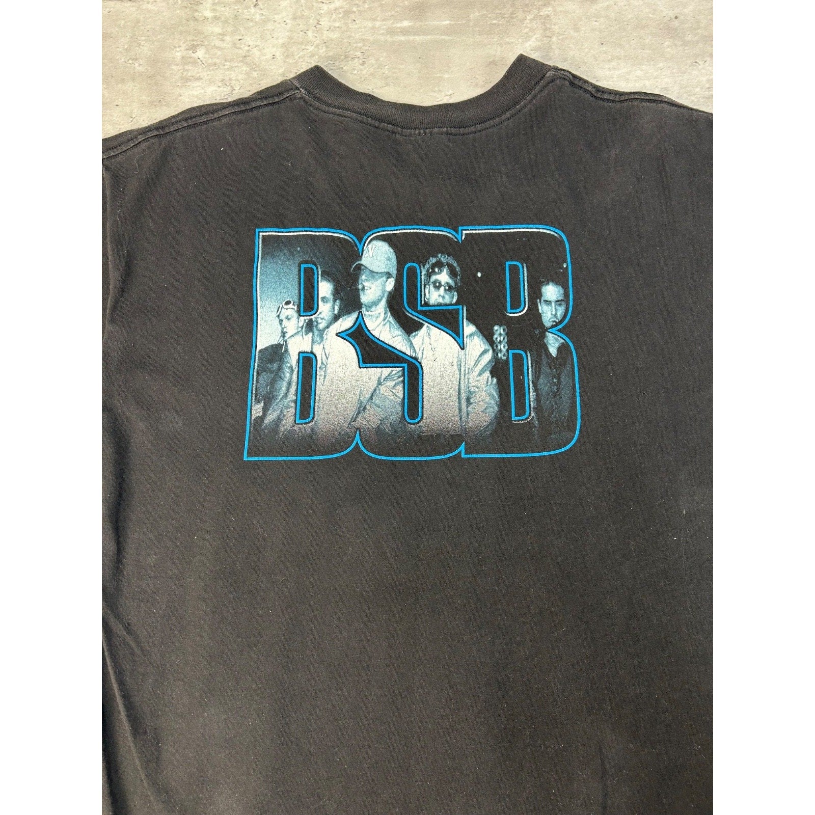 Vintage 1999 Backstreet Boys Pop Music Boy Band Graphic T-Shirt Size Large