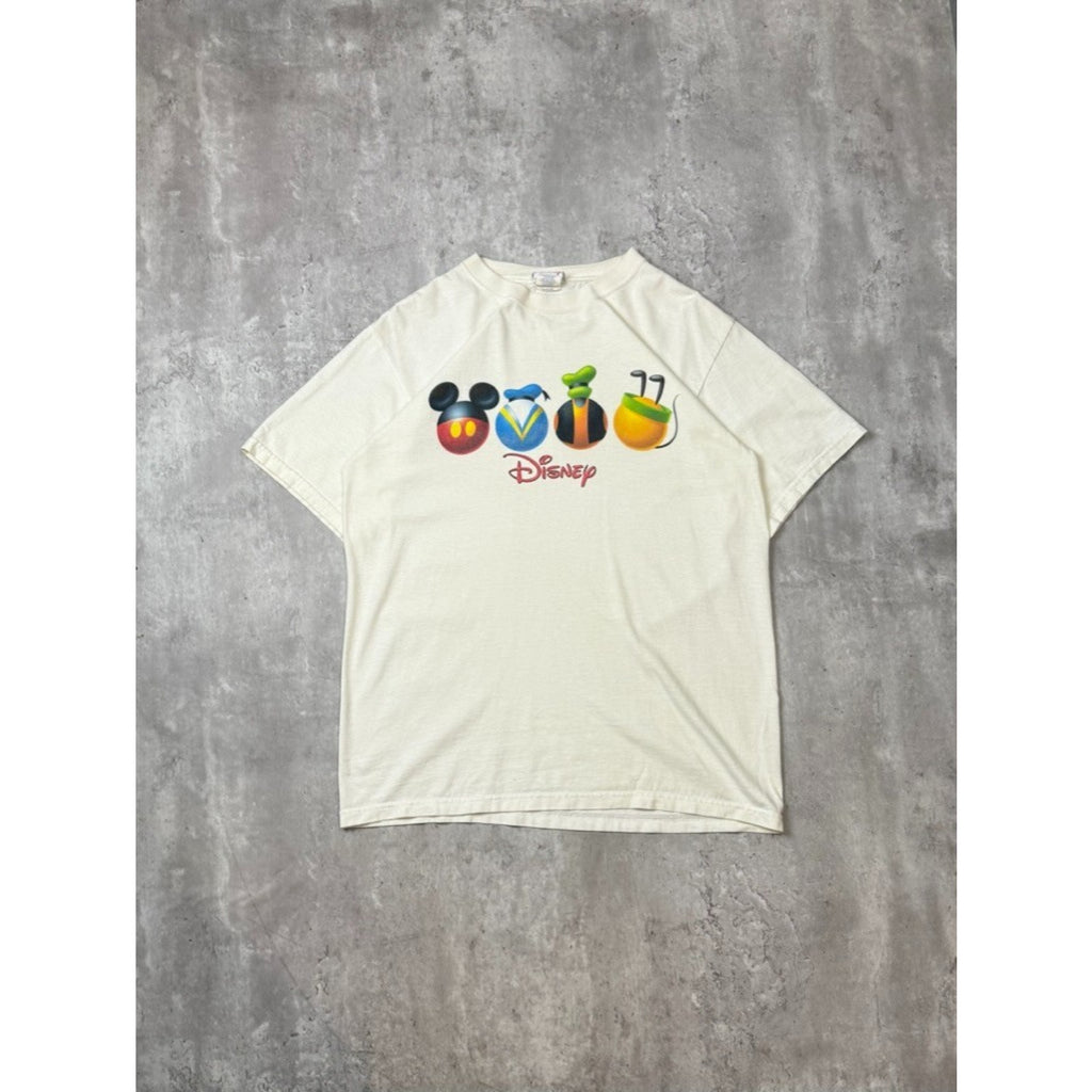 Vintage 90s Disney Cartoon Character Graphic T-Shirt Size Medium White