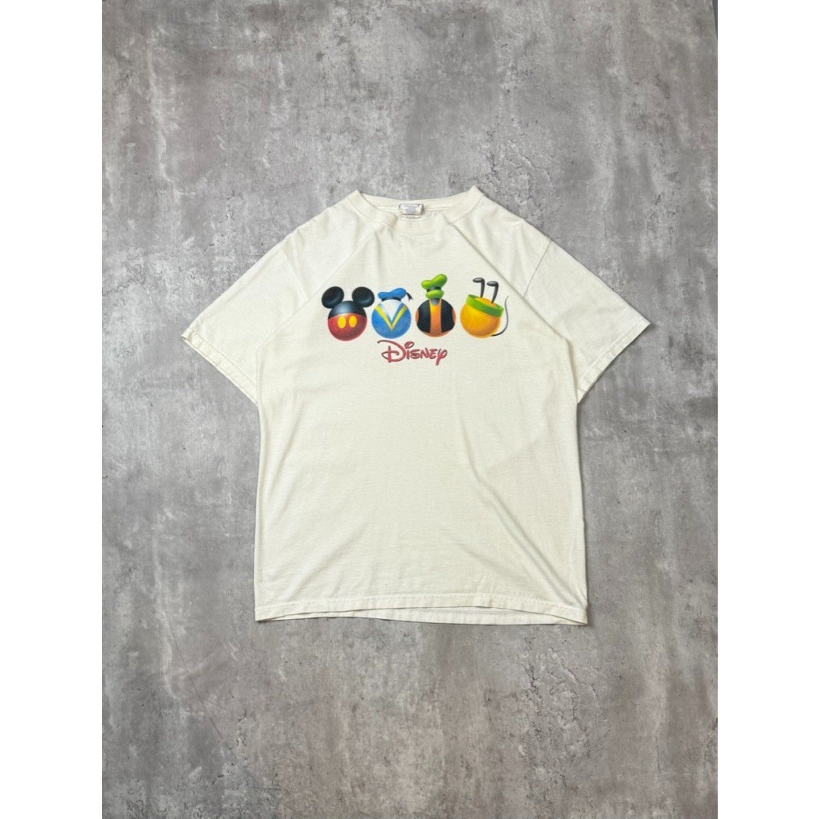 Vintage 90s Disney Cartoon Character Graphic T-Shirt Size Medium White