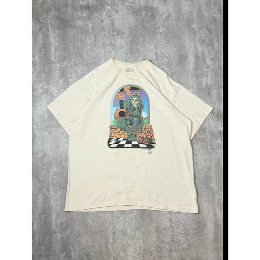 Vintage 2003 Grateful Dead Skeleton Jester Rock Music Band T-Shirt Size XL