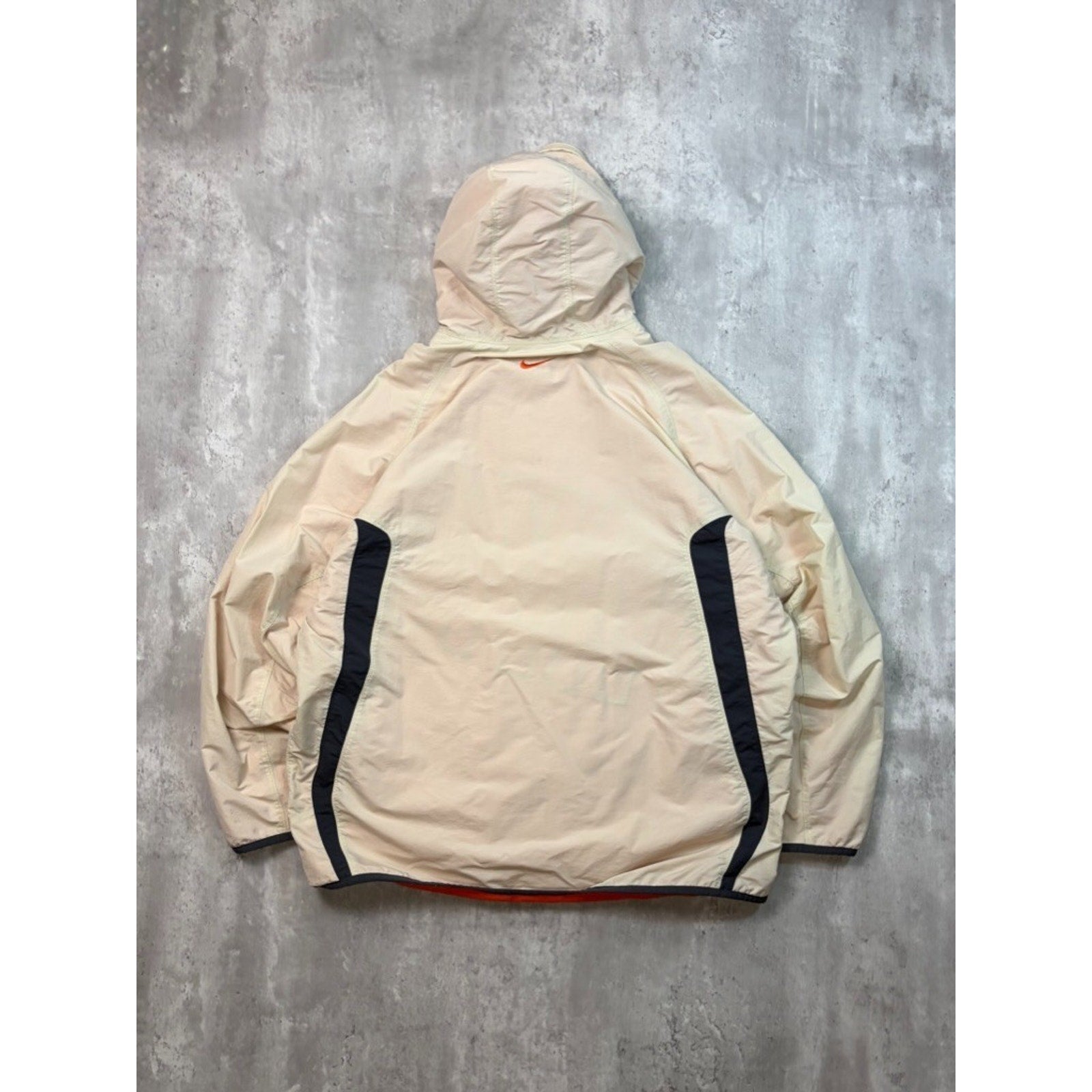 Vintage 2000s Nike Embroidered Swoosh Hooded Reversible Jacket Size 2XL