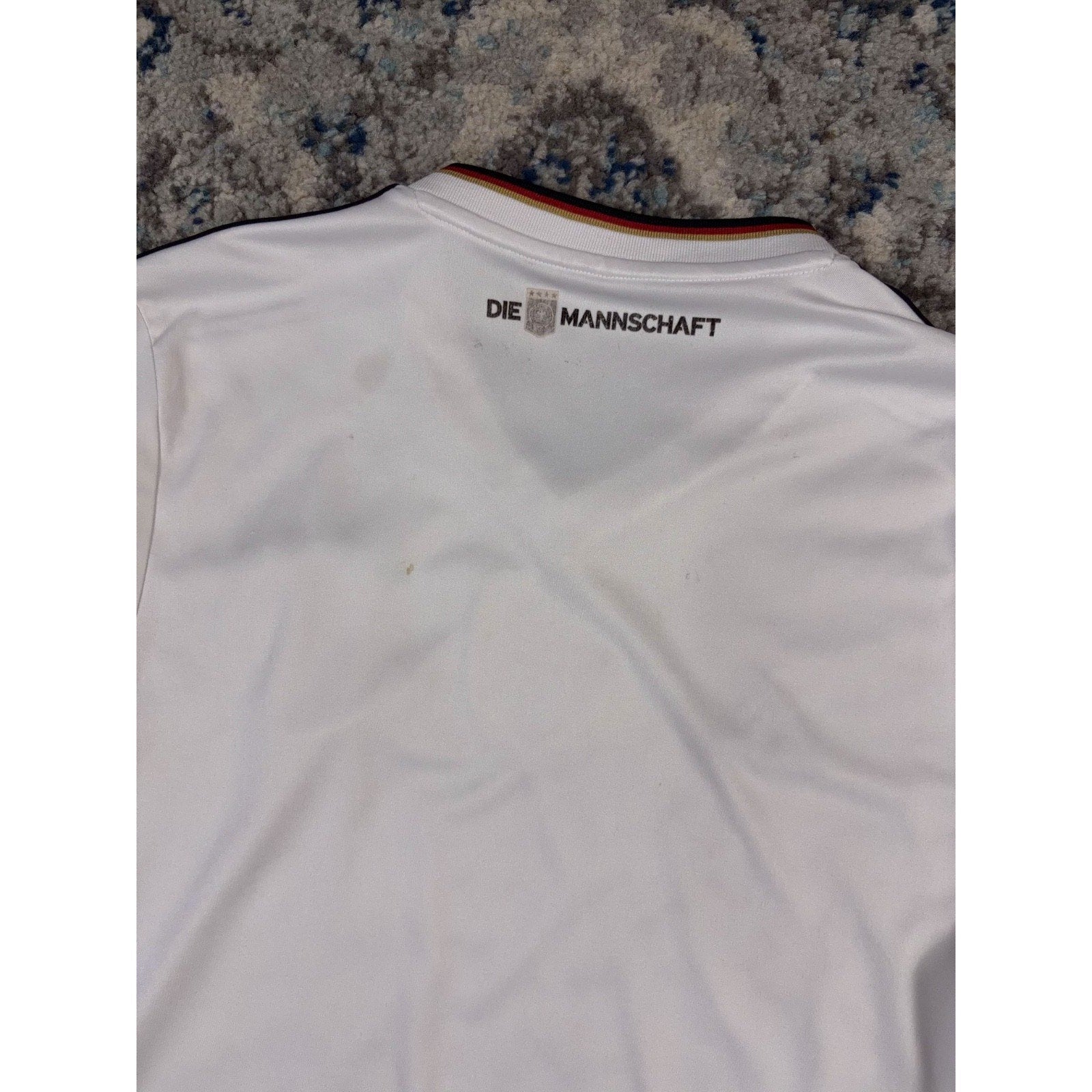 Vintage Adidas Germany National Team Embroidered Soccer Jersey Size Small