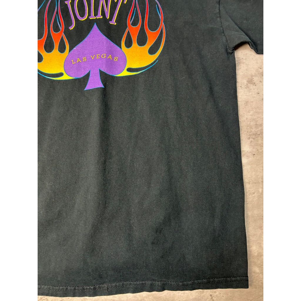 Vintage Hard Rock Cafe Las Vegas Flame Print Long Sleeve T-Shirt Size XL