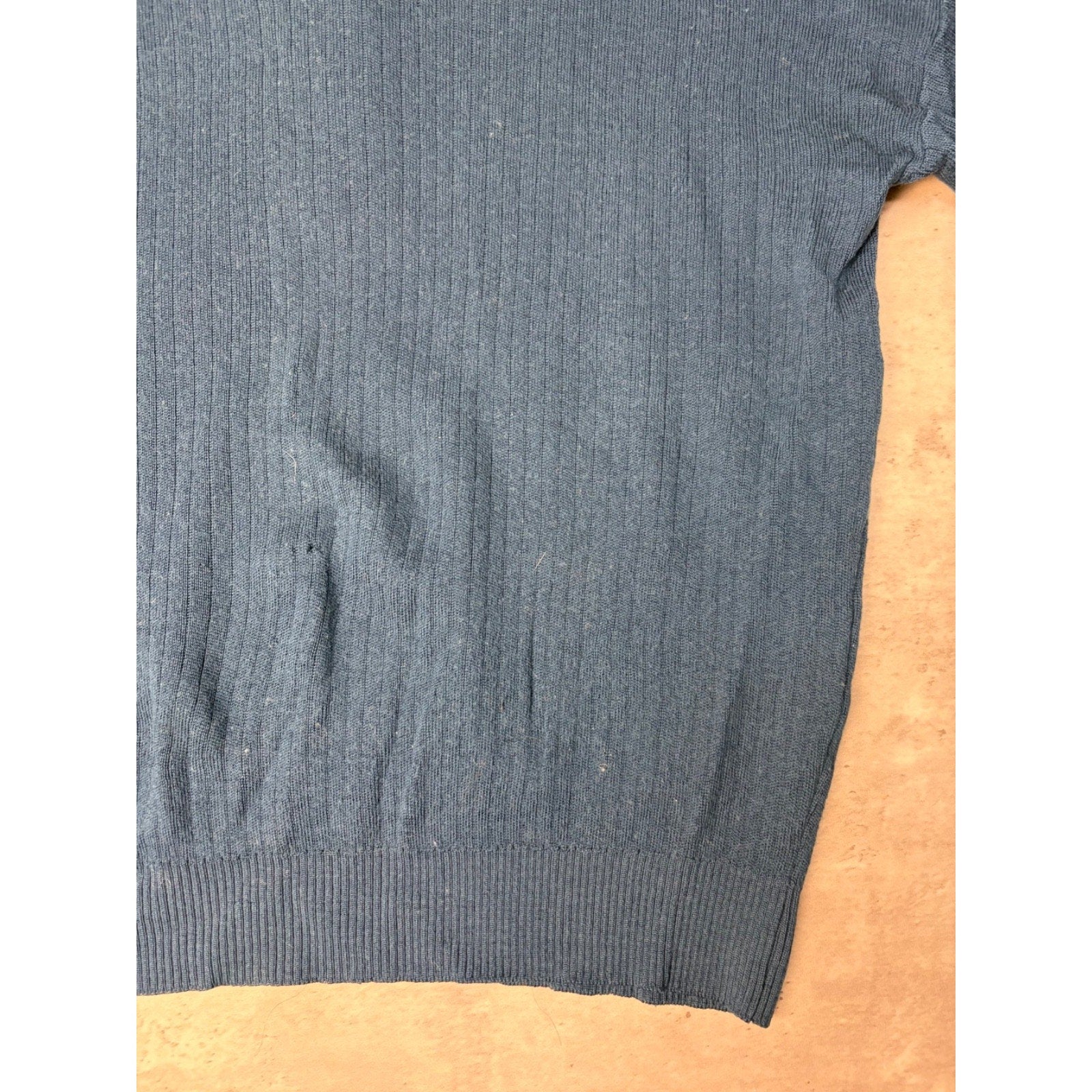 Vintage 80s/90s Tundra 1/4 Button Collared Knit Sweater Size XL