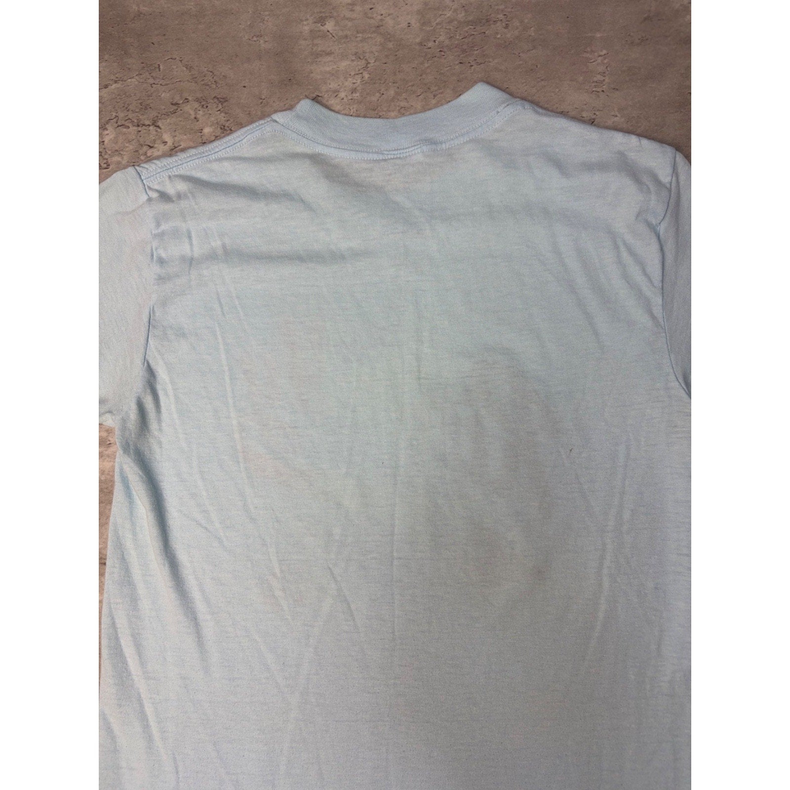 Vintage 80s Ridin-Hy Ranch Gradient Script Spellout T-Shirt Size Small