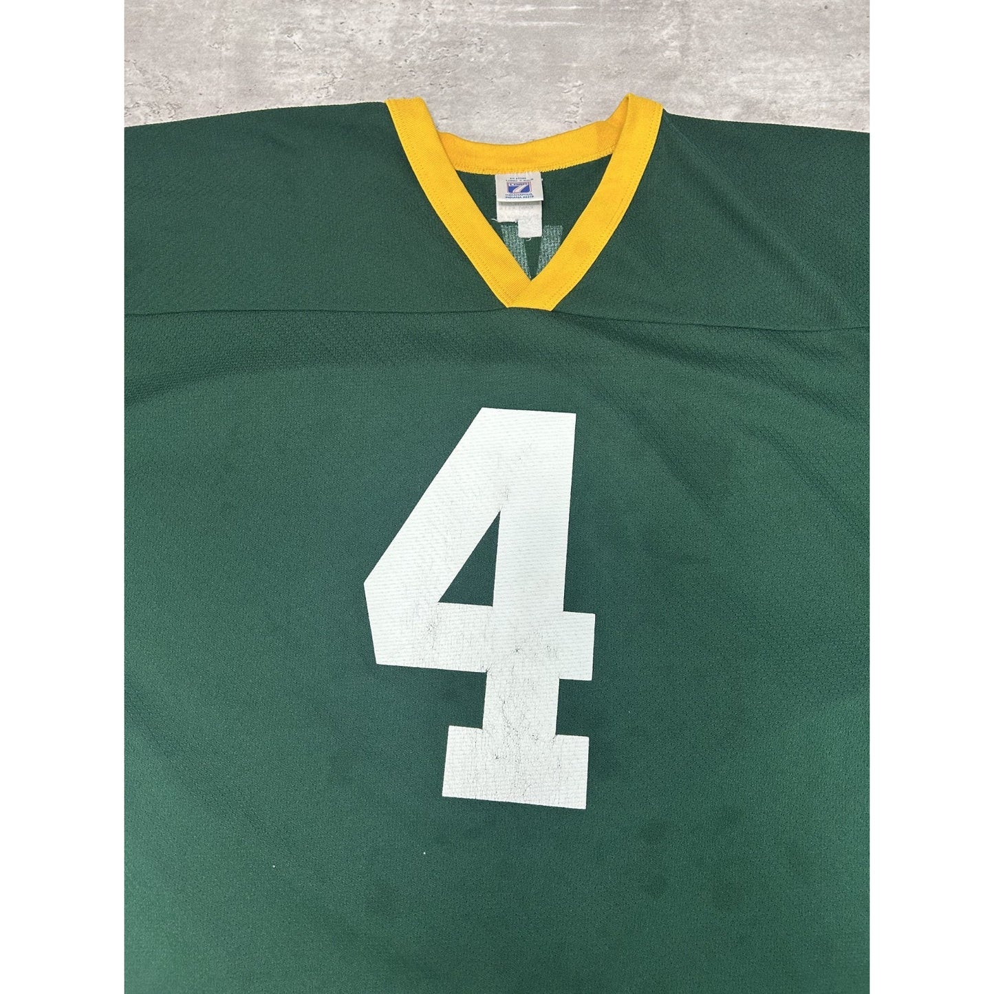 Vintage 90s Brett Favre #4 Green Bay Packers NFL Champion Football Jersey Sz 2XL