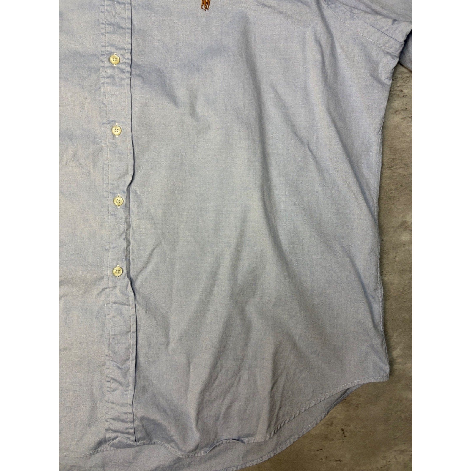 Vintage Polo Ralph Lauren Embroidered Pony Button Up Shirt Size 2XL