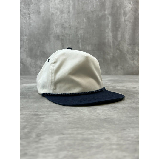 Vintage 90s San Sun Two Tone Blank Snapback Hat OSFA