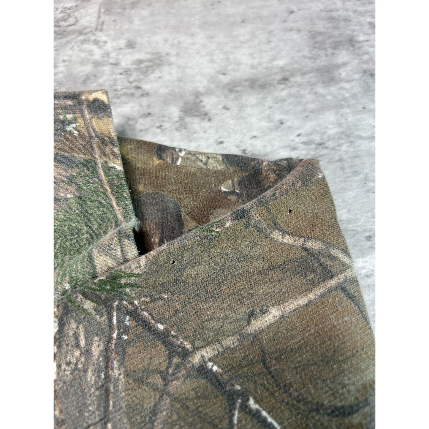 Realtree Xtra Hunting Camo Pullover Hooded Sweatshirt Size XL Brown