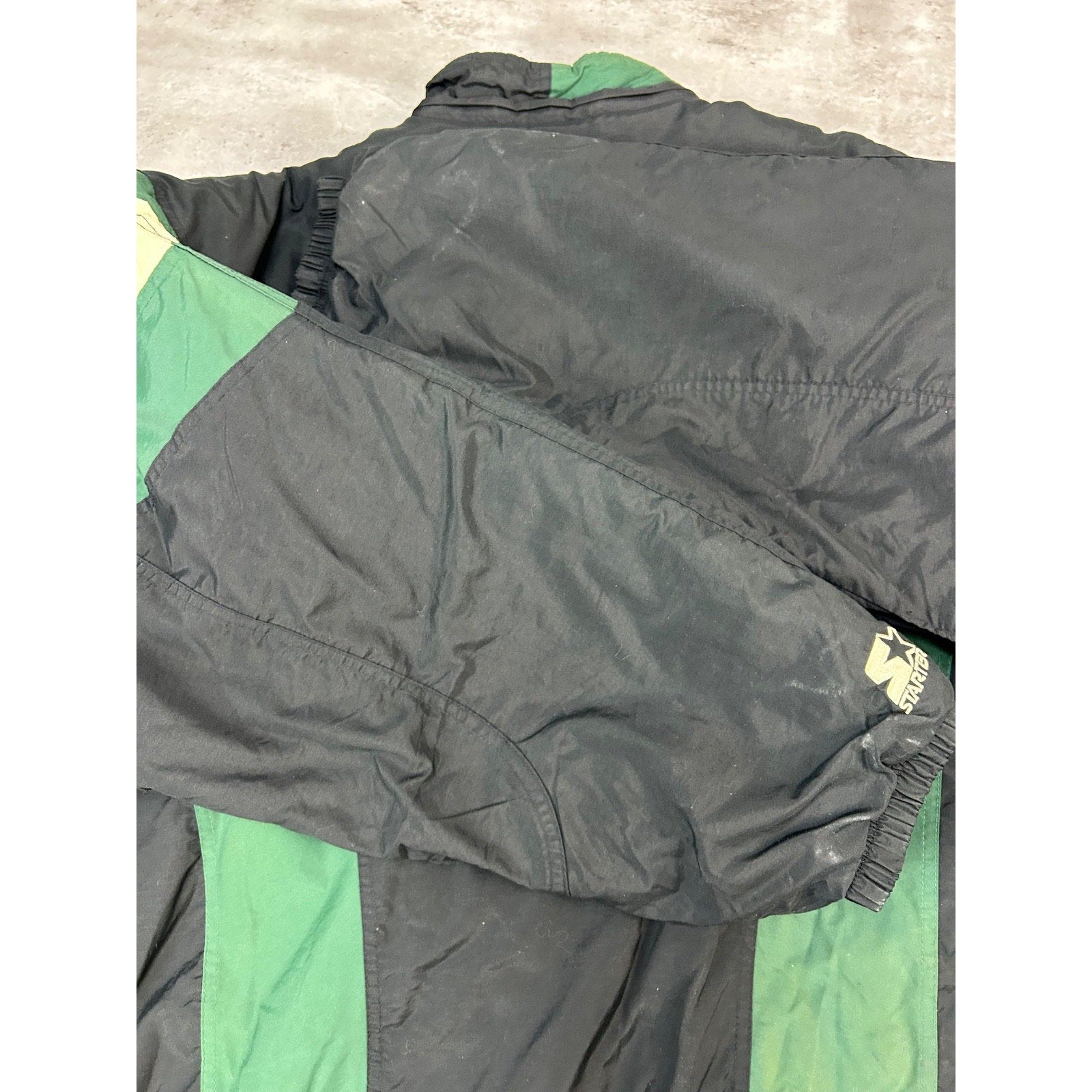 Vintage 90s Green Bay Packers NFL Insulated Full Zip Starter Jacket Size 2XL