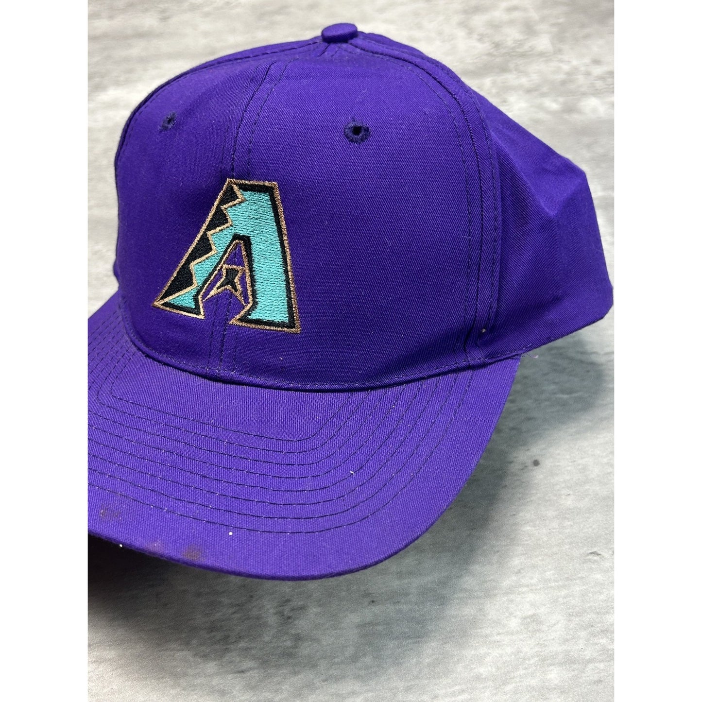 Vintage 90s Arizona Diamondbacks MLB Embroidered Baseball Snapback Hat OSFA