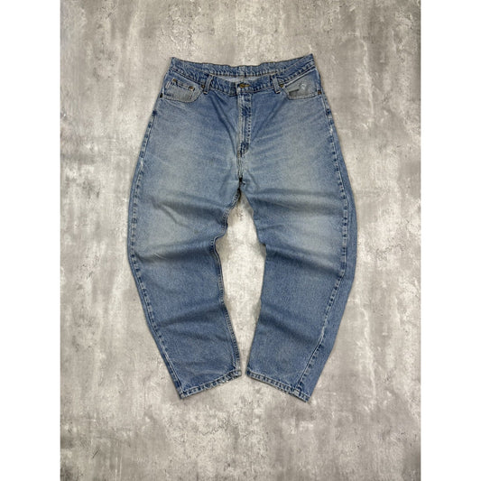Vintage Carhartt Workwear Light Wash Denim Pants Size 38 Blue
