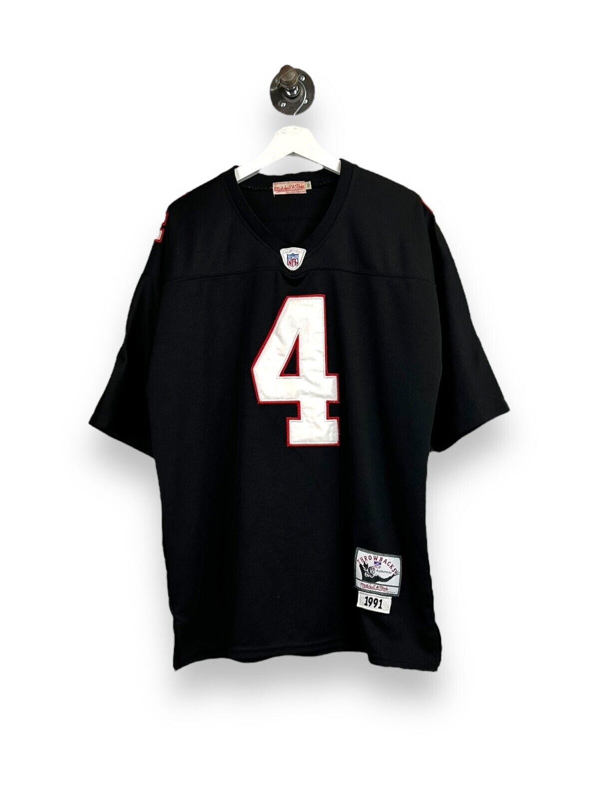 Brett Favre #4 Atlanta Falcons NFL Stitched Football Jersey Size 50 XL Black