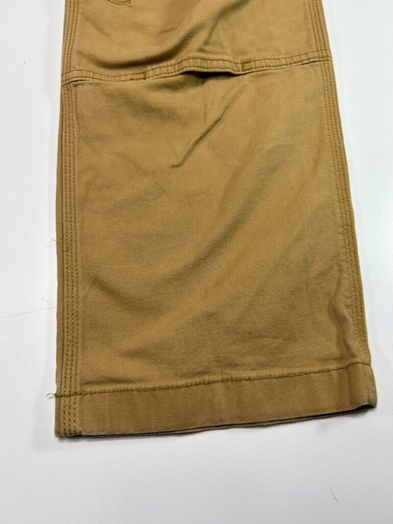 Carhartt Relaxed Fit Canvas Workwear Double Knee Pants Size 36 Beige