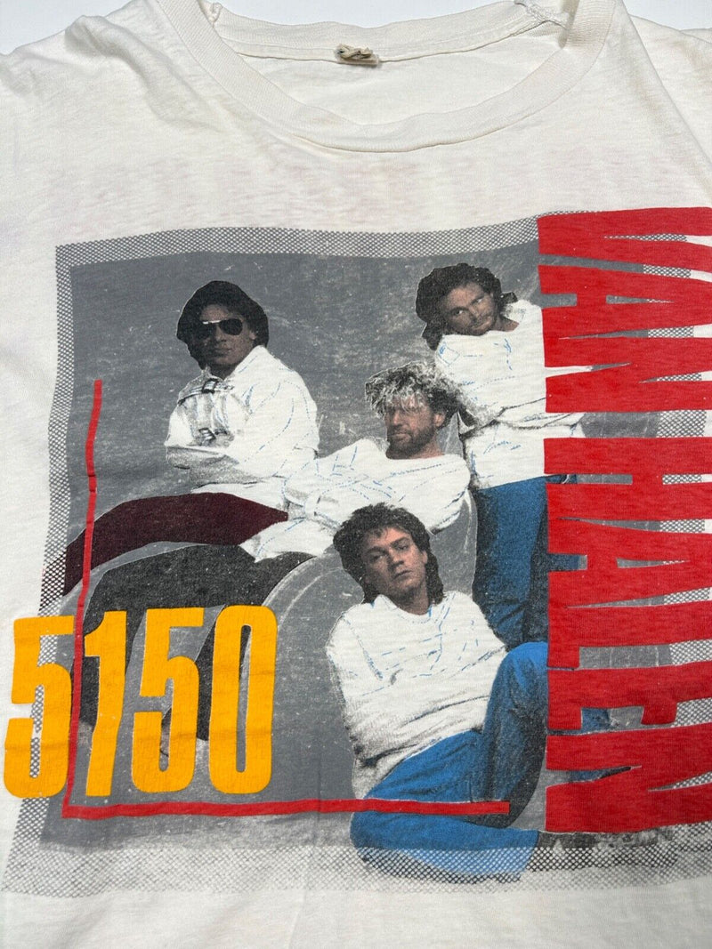 Vintage 1986 Van Halen 5150 North American Tour Concert Band T-Shirt Large 80s